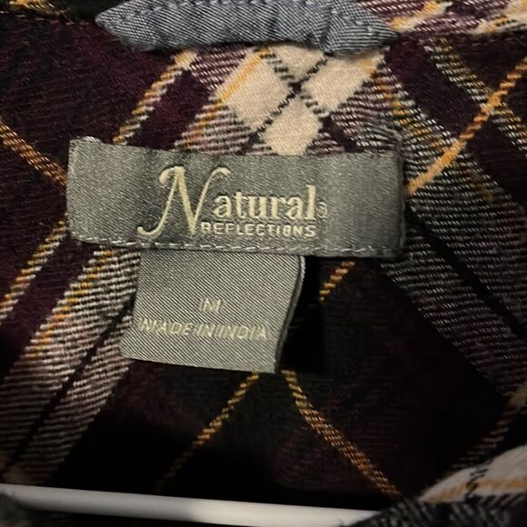 Womens’ Natural Reflections Flannel Size M - Picture 3 of 4